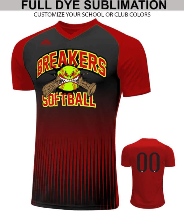 1079 Merge Full Dye Sublimation Men’s Custom Softball Jerseys